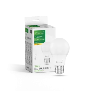 GREEN TECH LED bulb Green Tech 12W, 3000K, E27, A60, Flux: 1200 lm, IP40, Epistar chip - BLX-6115