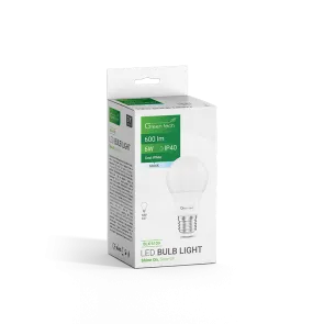 GREEN TECH LED bulb Green Tech 6W, 6000K, E27, A60, Flux: 600 lm, IP40, Epistar chip - BLX-6109