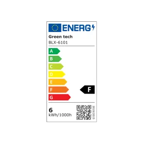 GREEN TECH LED žarulja Green Tech 6W, 4000K, E27, G45, Flux: 600 lm, IP40, Epistar čip - BLX-6101