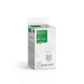 GREEN TECH LED žarulja Green Tech 6W, 4000K, E27, G45, Flux: 600 lm, IP40, Epistar čip - BLX-6101