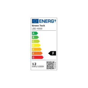 GREEN TECH LED dimmable bulb Green Tech, 12W, 4200K, E27, A65, Flux: 1140 lm, IP20 - LBD-4000