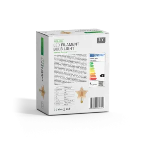 GREEN TECH LED filament bulb Green Tech 4W, 2700K, E27, AC220V, amber, dimmable - LFB-4000