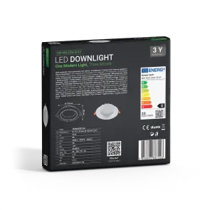 GREEN TECH LED downlight Green Tech 22W, 3 CCT, okrogli - DW-R03-22W-3CCT
