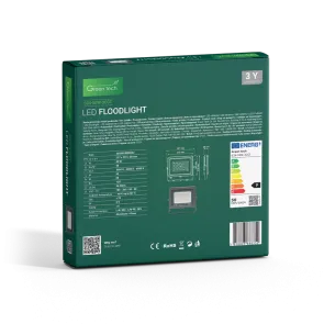 GREEN TECH LED reflektor Green Tech 50W, 3CCT, IP65, aluminij - S3X-50W-3CCT
