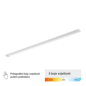 GREEN TECH LED lamp Green Tech, 36W, 3CCT, IP40, 120 cm recessed - PF-36W-3CCT