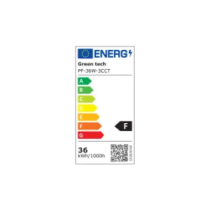 GREEN TECH LED lamp Green Tech, 36W, 3CCT, IP40, 120 cm recessed - PF-36W-3CCT