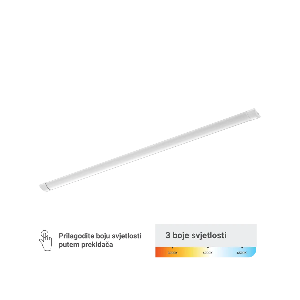 GREEN TECH LED lamp Green Tech, 45W, 3CCT, IP40, 150 cm under cabinet - PF-45W-3CCT