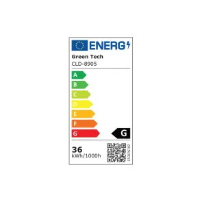 GREEN TECH LED stropna svetilka Green Tech 36W, 4000K, premer 49cm - CLD-8905
