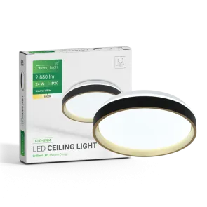 GREEN TECH LED stropna svetilka Green Tech 24W, 4000K, premer 39cm - CLD-8904