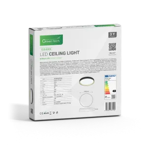 GREEN TECH LED ceiling light Green Tech 24W, 4000K, diameter 39cm - CLD-8904