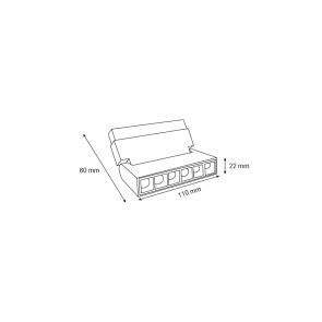 LED magnetna svetilka Green Tech 6W, 3CCT, IP20, OSRAM LED, črna barva