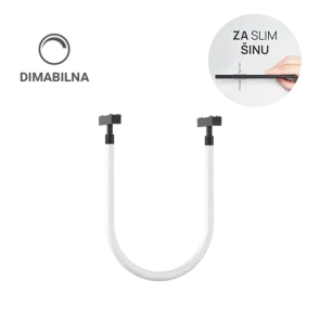 LED magnetna svetilka Green Tech 5M 80W, 3000K, OSRAM LED, zatemnilna za ozko tirnico