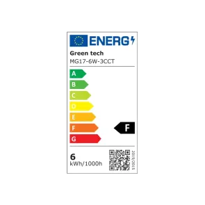 LED Magnetic Light Green Tech, 6W, 3CCT, OSRAM LED, Dimmable for Slim Track