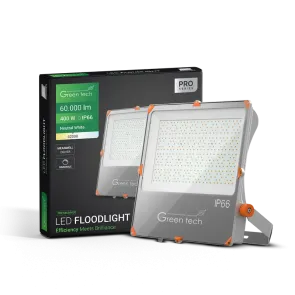 Premium LED reflektor Green Tech, 400W, 150LM/W 4200K, IP66 Meanwell XLG