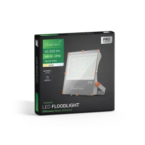 Premium LED reflektor Green Tech, 400W, 150LM/W 4200K, IP66 Meanwell XLG