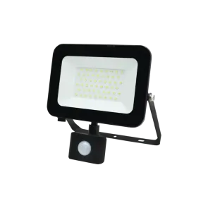 LED Floodlight with Sensor Green Tech 4250 lm, 50W, 6500K, IP65, Black