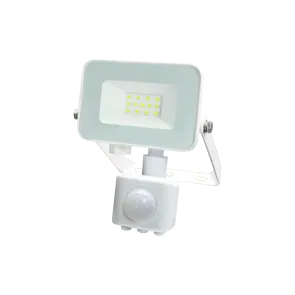 LED Floodlight with Sensor Green Tech 900 lm, 10W, 6500K, IP65, White
