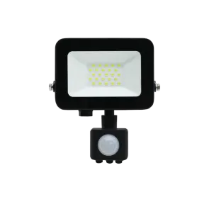 LED Floodlight with Sensor Green Tech 1700 lm, 20W, 6500K, IP65, Black