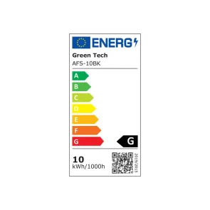 LED reflektor s senzorjem Green Tech 900 lm, 10W, 6500K, IP65, črn