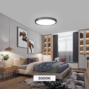 LED Ceiling Light Green Tech 18W, 5 CCT 3000K-3500K-4000K-5000K-6500K, Ø22 cm