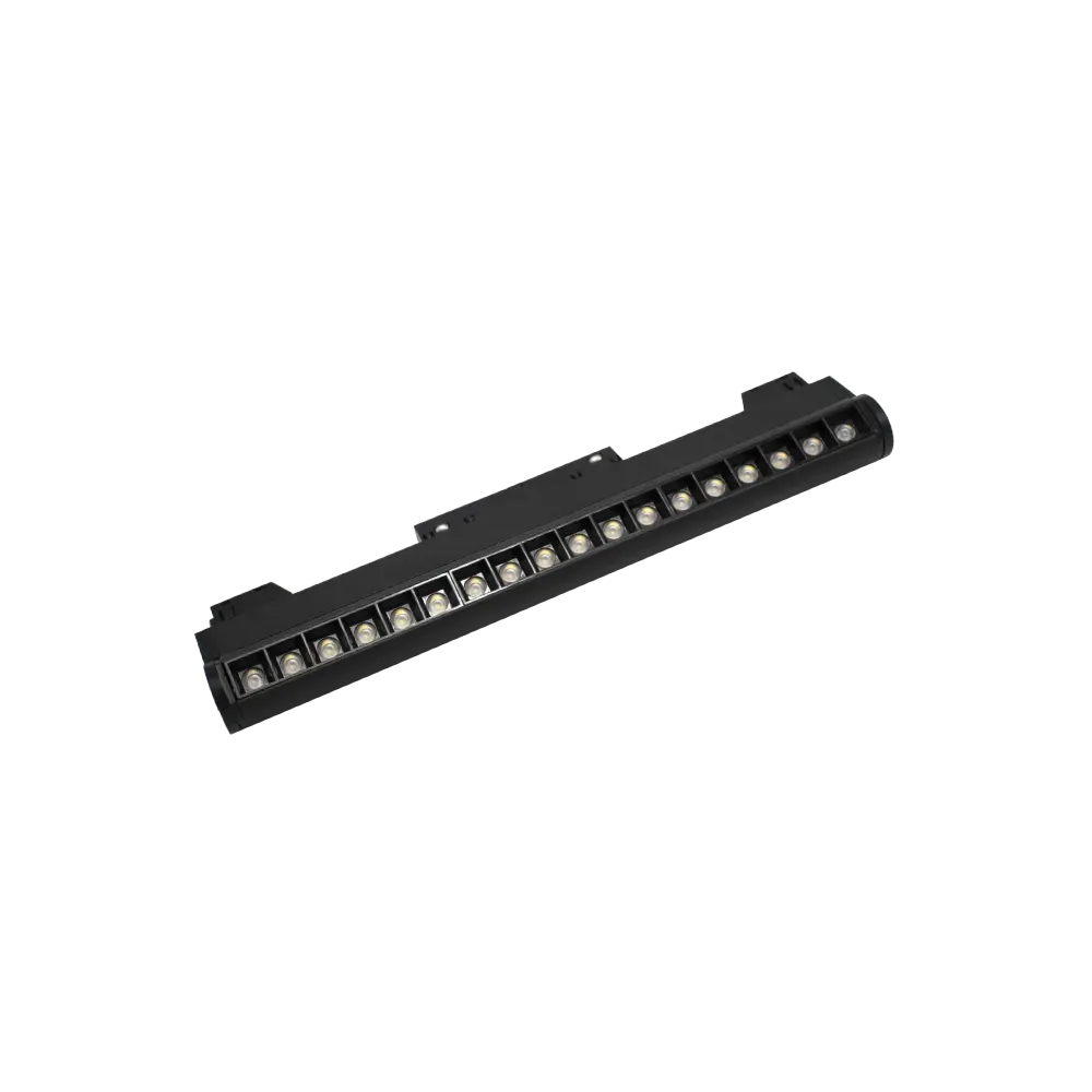 LED magnetna svetilka Green Tech 18W, 3000K, IP20, OSRAM LED, črna barva