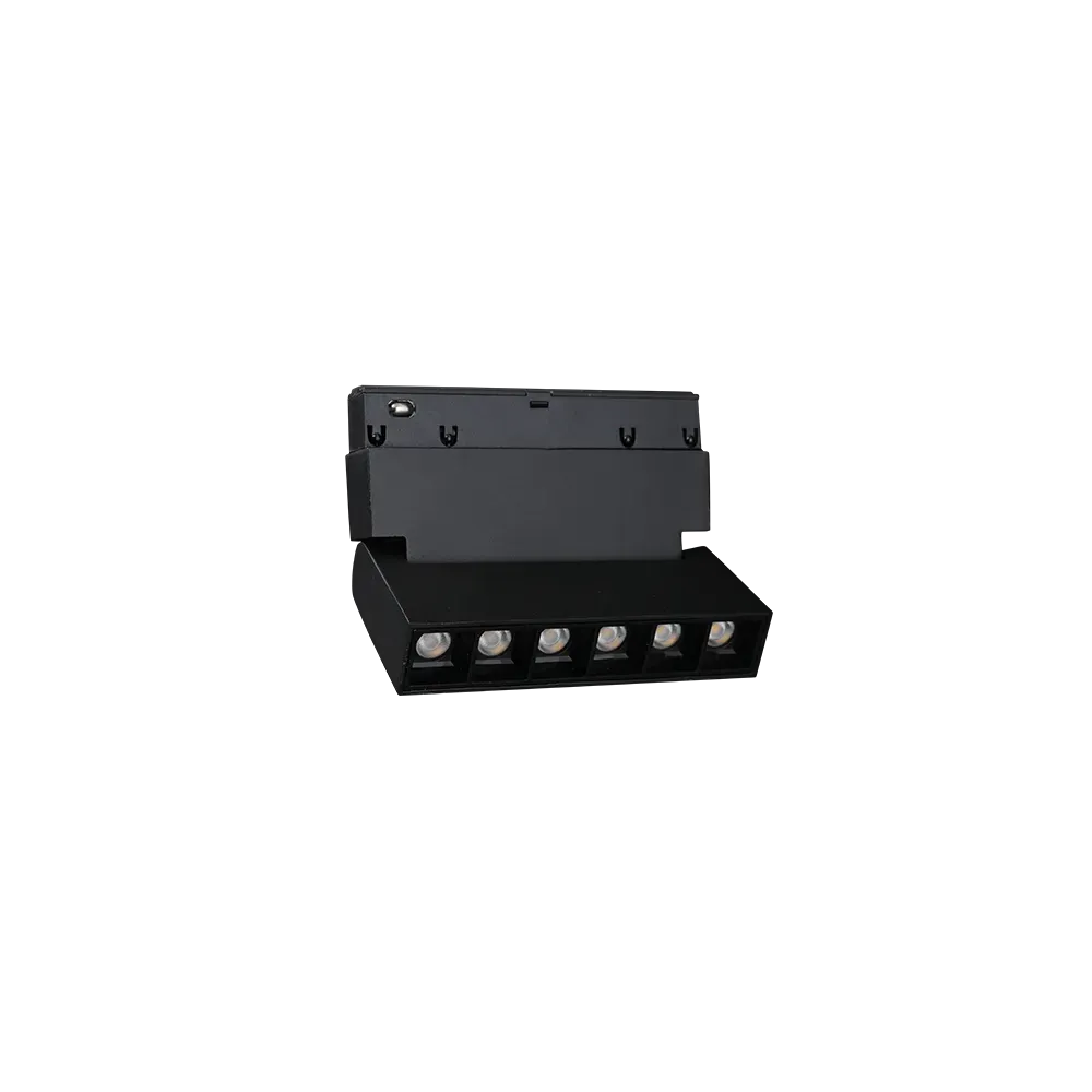LED magnetna svetilka Green Tech 6W, 4000K, IP20, OSRAM LED, črna barva