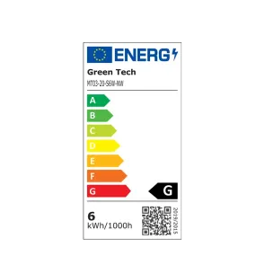 LED magnetna svetilka Green Tech 6W, 4000K, IP20, OSRAM LED, črna barva